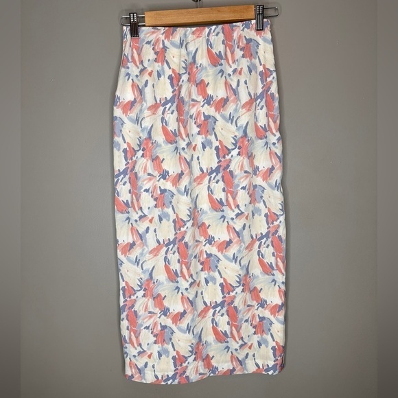 NWT Abercrombie & Fitch watercolor maxi skirt - Picture 8 of 8